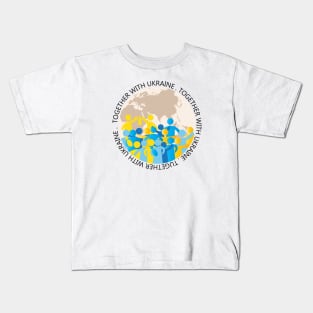 Together with Ukraine Kids T-Shirt